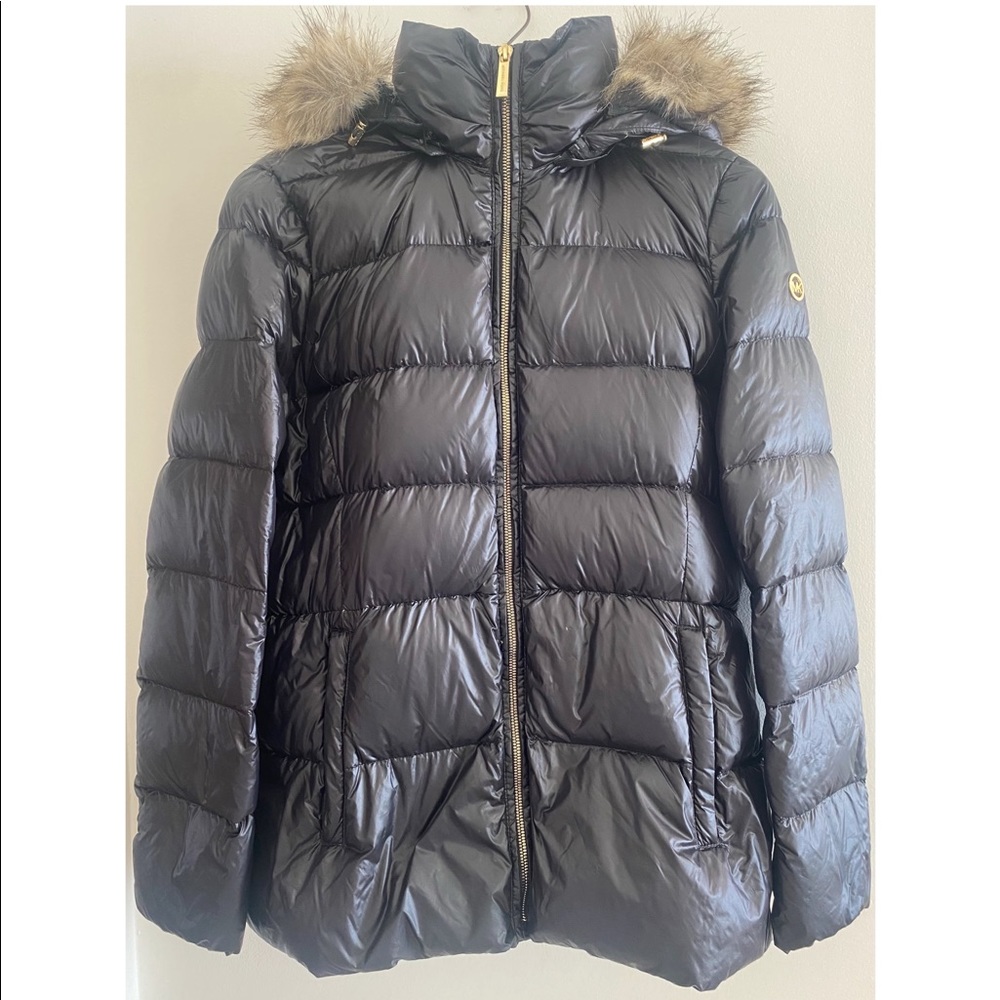 Michael Kors Black Puffer Down Coat